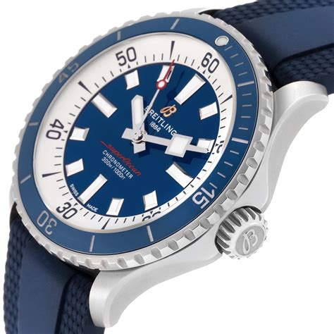 breitling superocean 42 blue dial